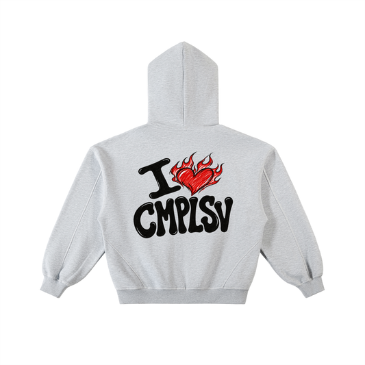 I <3 CMPLSV ZIP-HOODIE