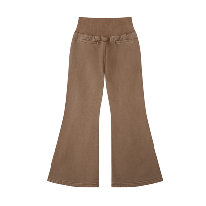 WOMENS FLARED FLEECE SWEATPANTS