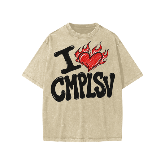 I <3 CMPLSV T-SHIRT
