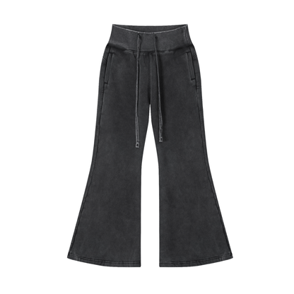 WOMENS FLARED FLEECE SWEATPANTS