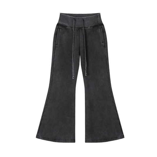 WOMENS FLARED FLEECE SWEATPANTS