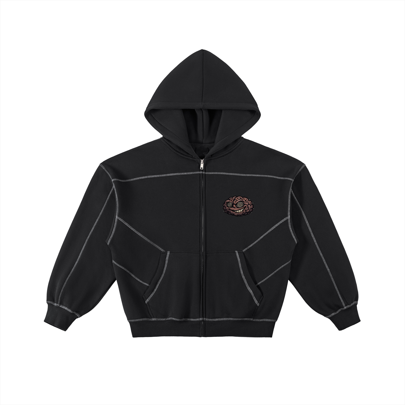 VERY COMPELLING ZIP HOODIE