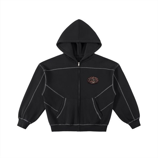 VERY COMPELLING ZIP HOODIE