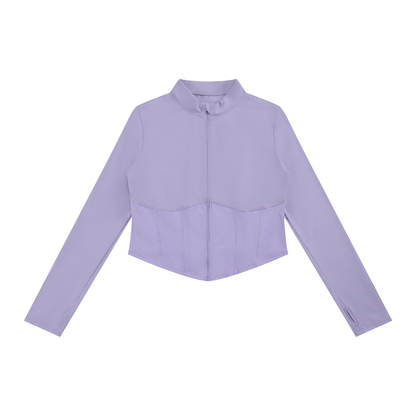 WOMENS SLIM FIT FULL-ZIP YOGA JACKET