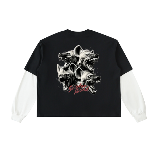 SINISTER HOUND LAYERED T-SHIRT