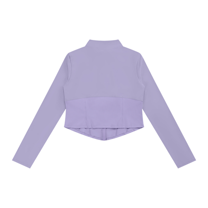 WOMENS SLIM FIT FULL-ZIP YOGA JACKET