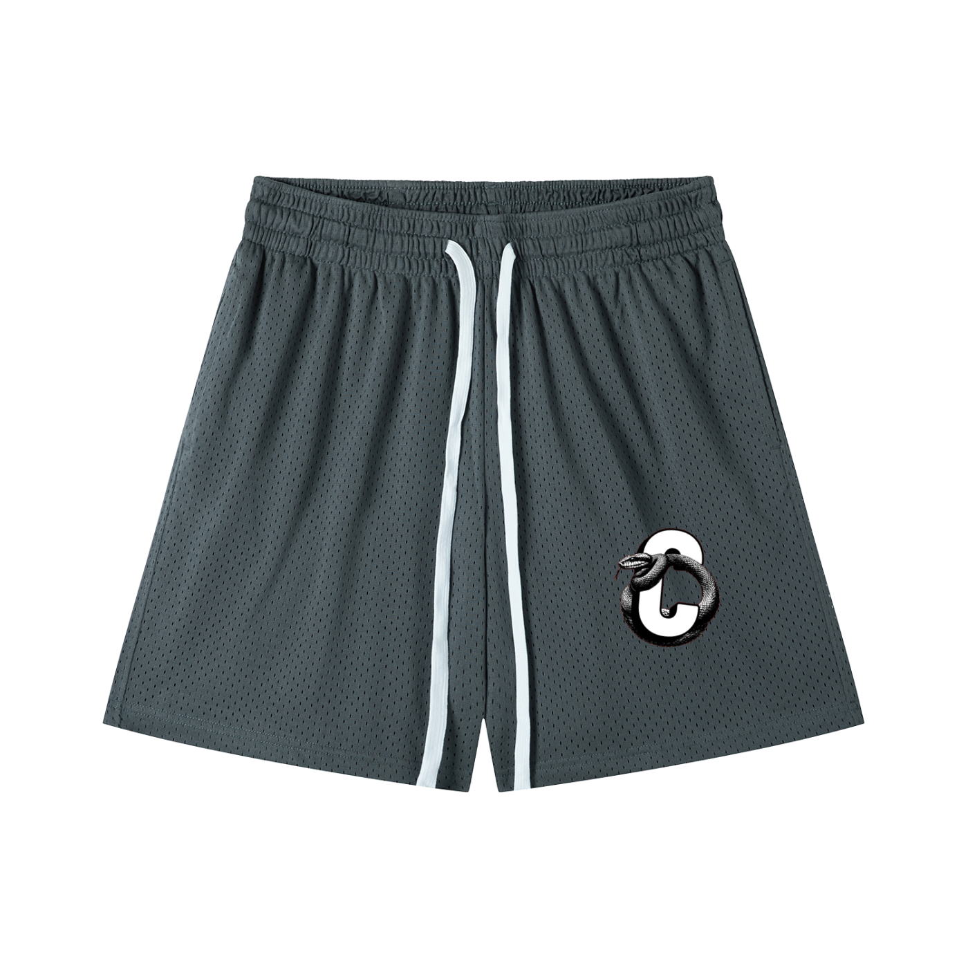LOGO DRAWSTRING MESH SHORTS