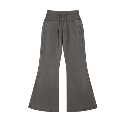 WOMENS FLARED FLEECE SWEATPANTS