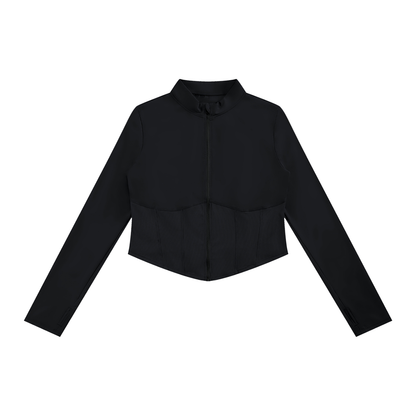 WOMENS SLIM FIT FULL-ZIP YOGA JACKET
