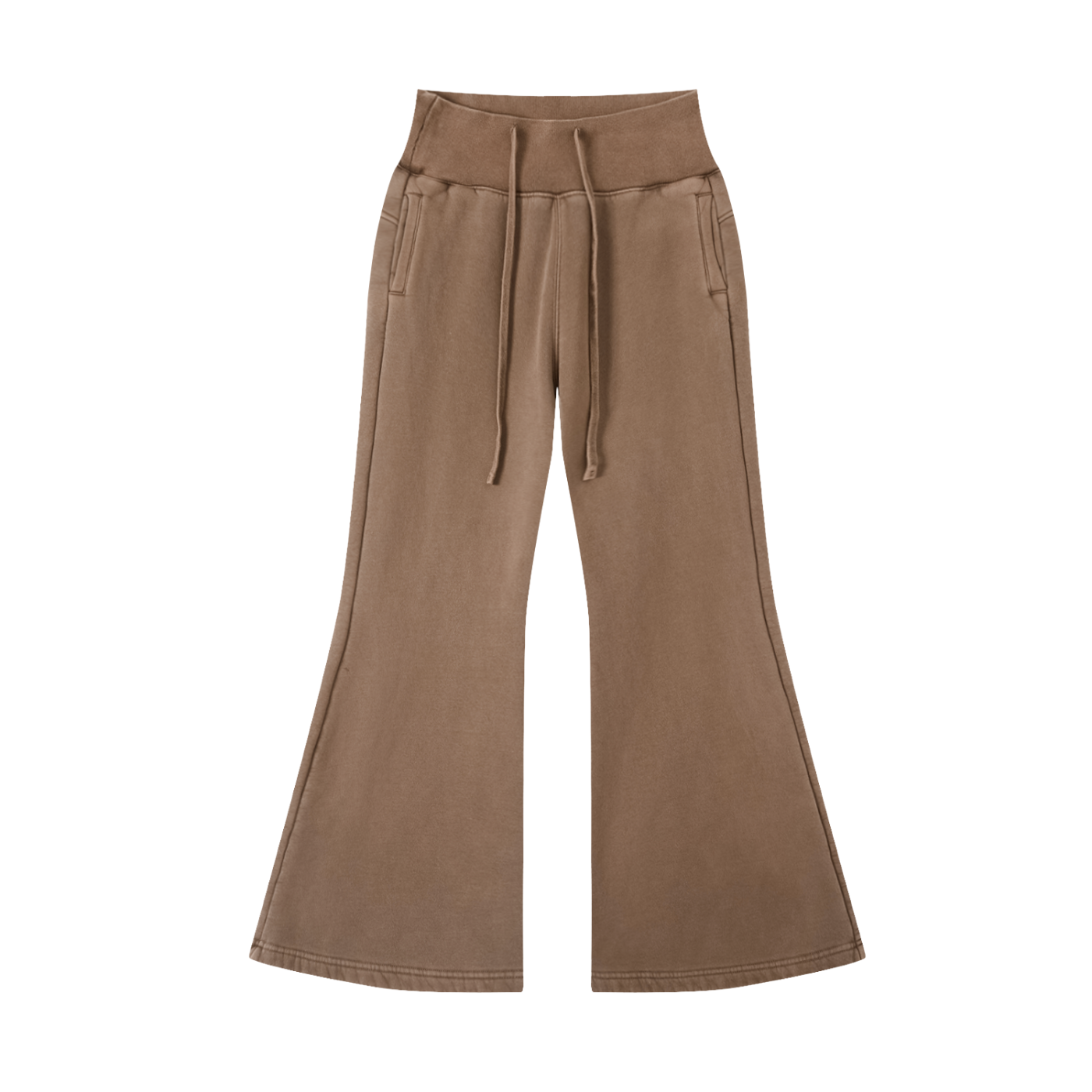 WOMENS FLARED FLEECE SWEATPANTS